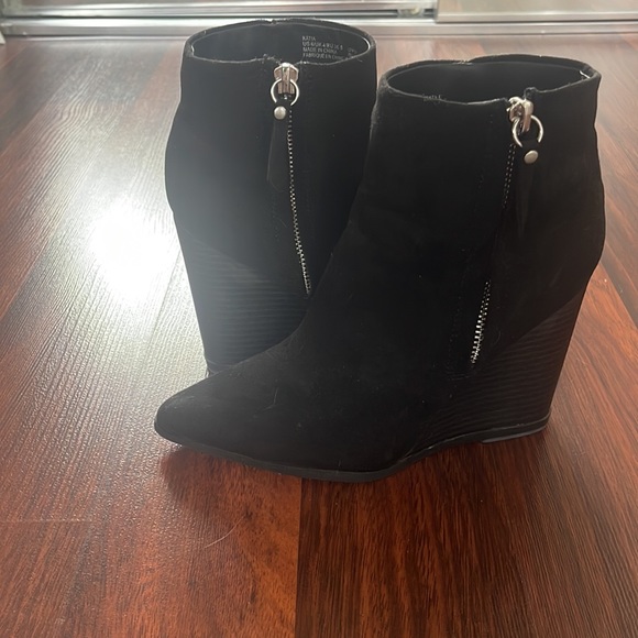 Just fab wedge booties suede - Picture 2 of 2